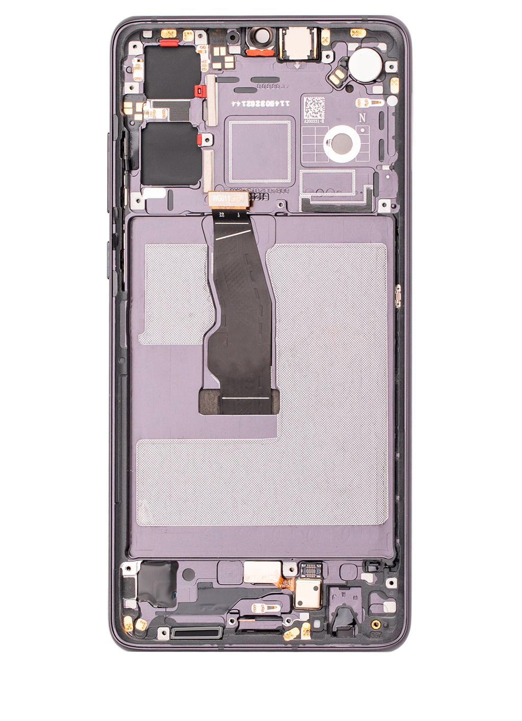 OLED Display with Frame for Huawei P30 (Refurbished) (Black)