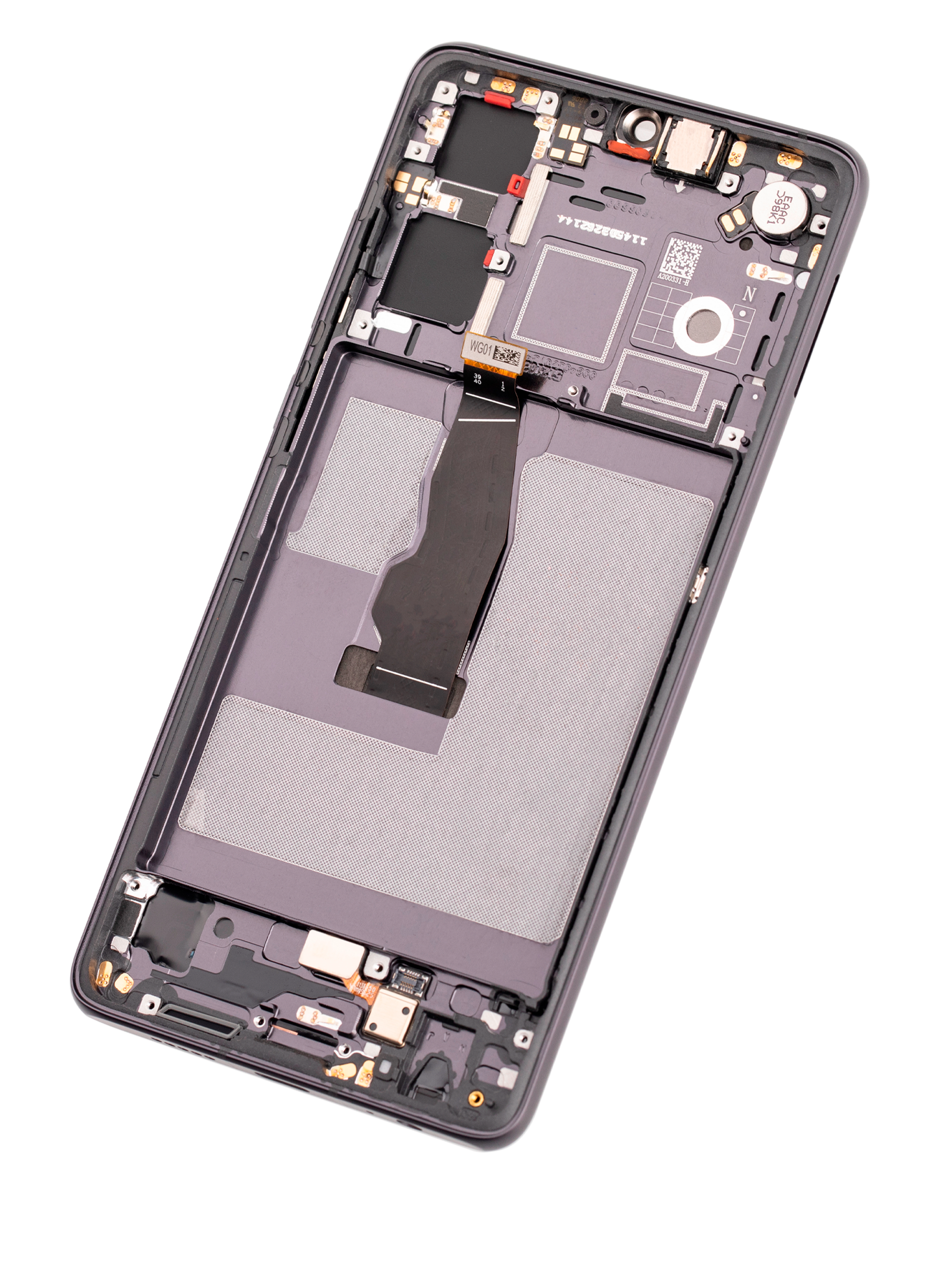 OLED Display with Frame for Huawei P30 (Refurbished) (Black)