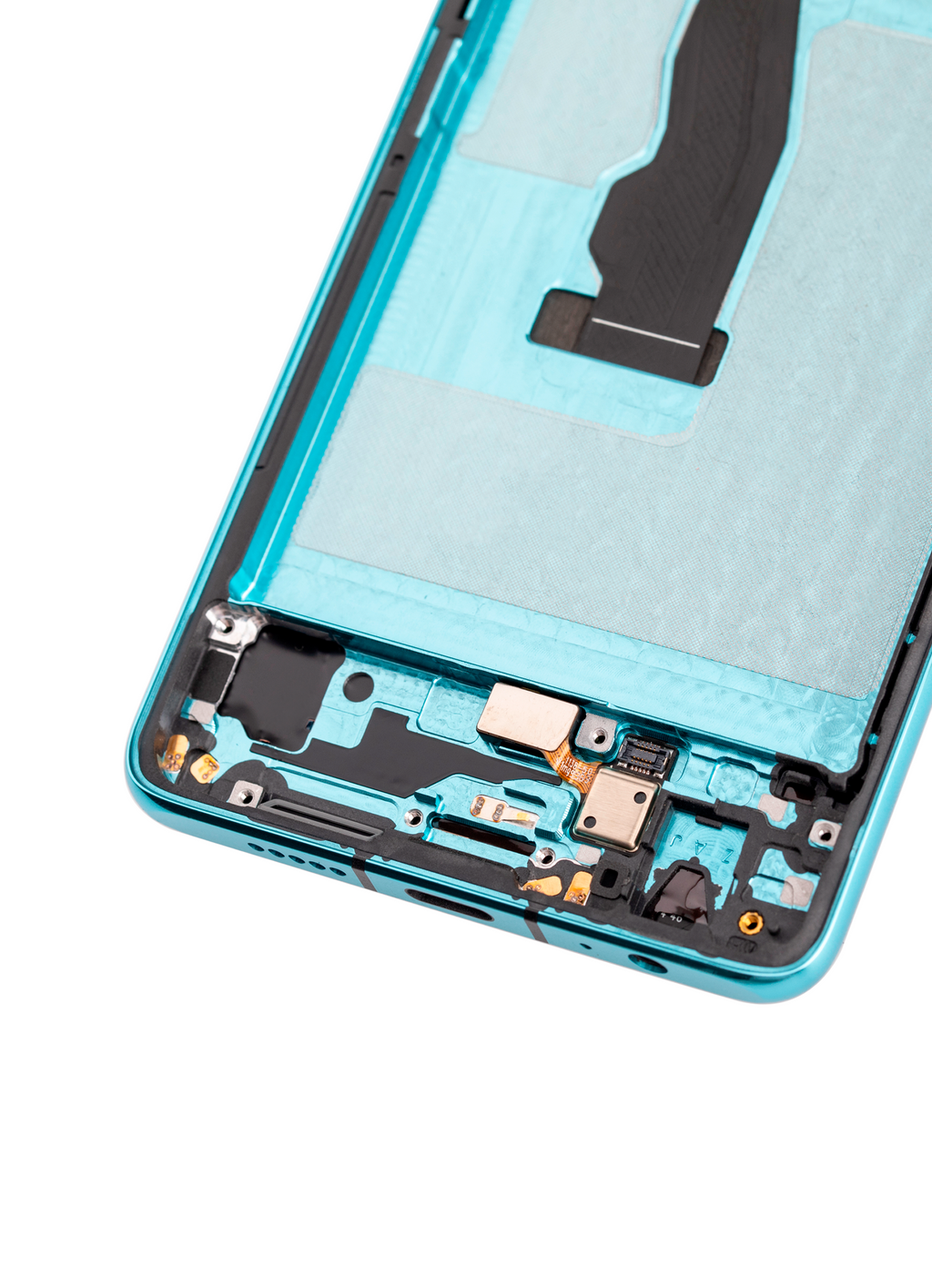 OLED-Display mit Rahmen für Huawei P30 (2019) (Refurbished) (Aurora)
