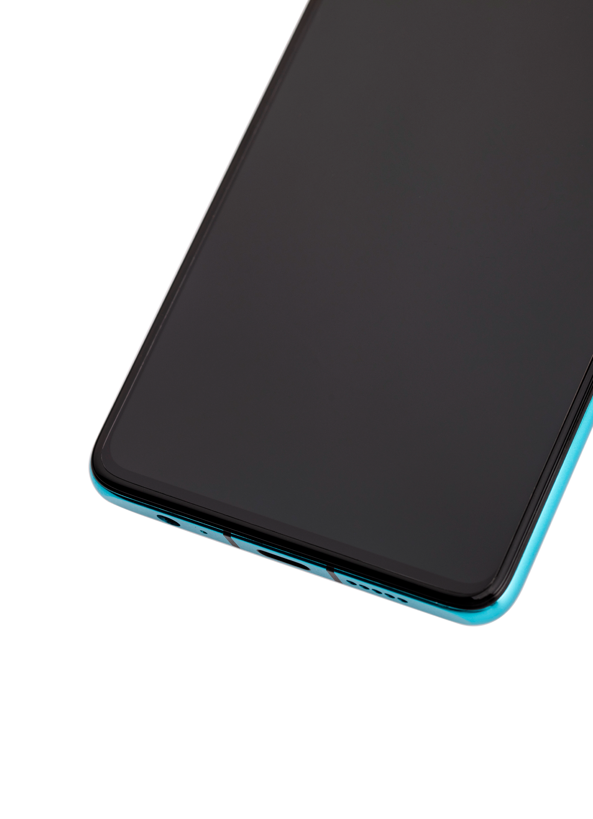 OLED-Display mit Rahmen für Huawei P30 (2019) (Refurbished) (Aurora)