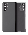 Backcover aus Glas mit Kameralinse für Huawei P30 Pro (Schwarz)
