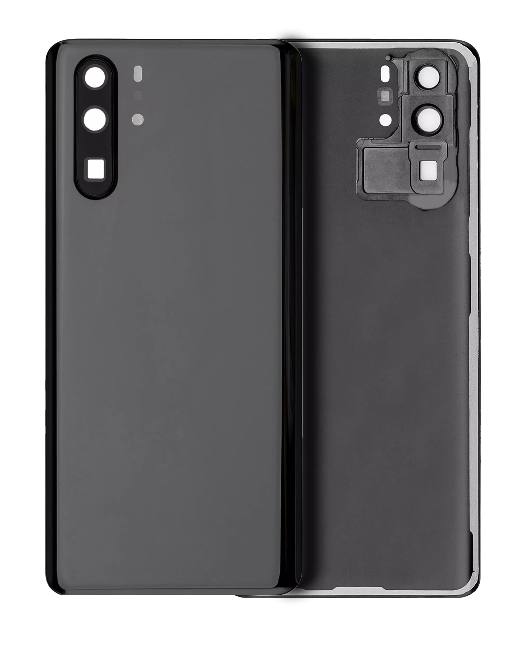 Glass Back Cover with Camera Lens for Huawei P30 Pro (Black)