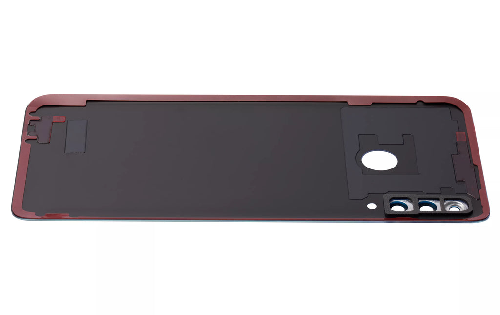Backcover Glass mit Camera Lens für Huawei P30 Lite / Nova 4E (4GB RAM / ohne Logo) (Peacock Blue)