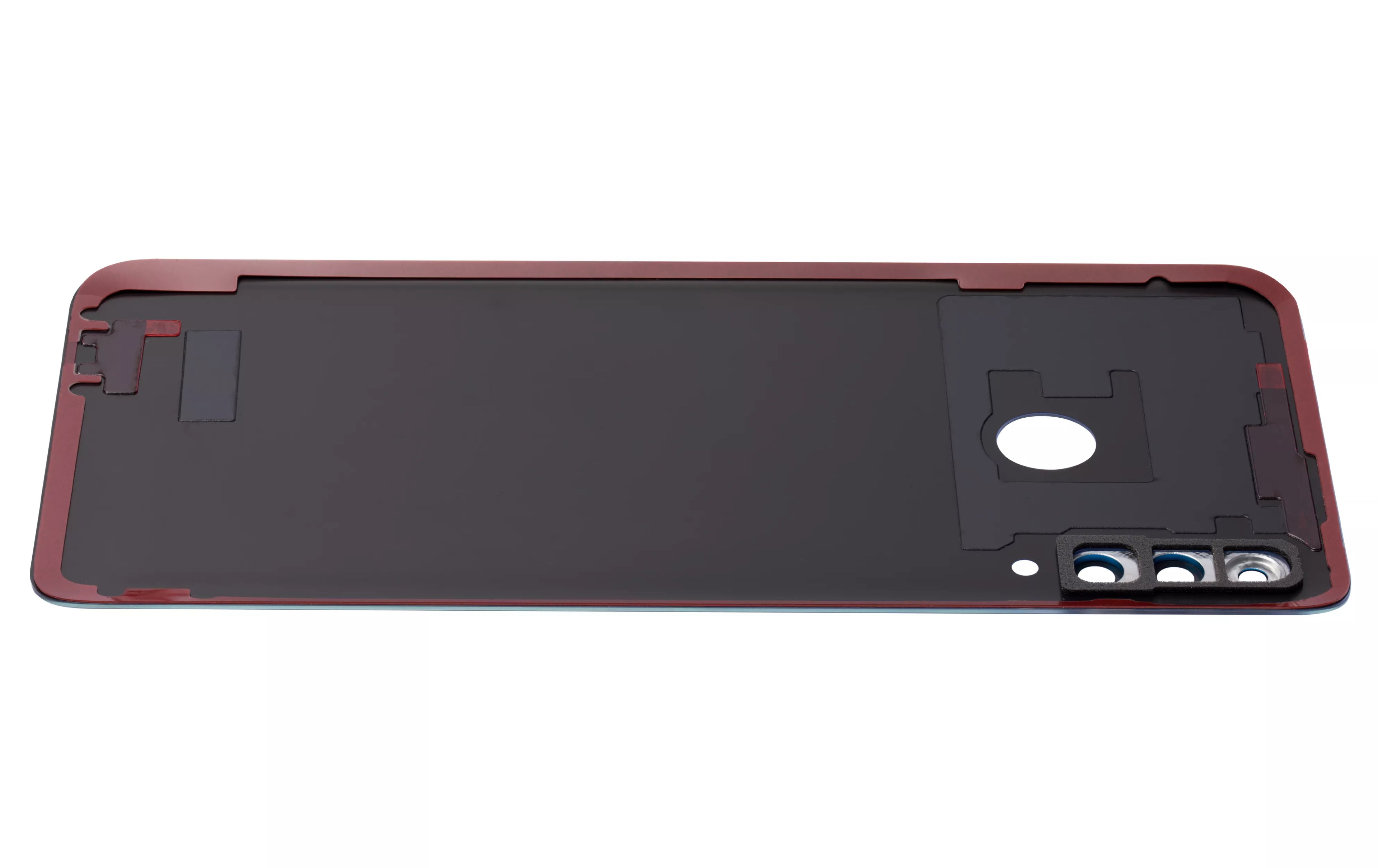 Backcover Glass mit Camera Lens für Huawei P30 Lite / Nova 4E (4GB RAM / ohne Logo) (Peacock Blue)