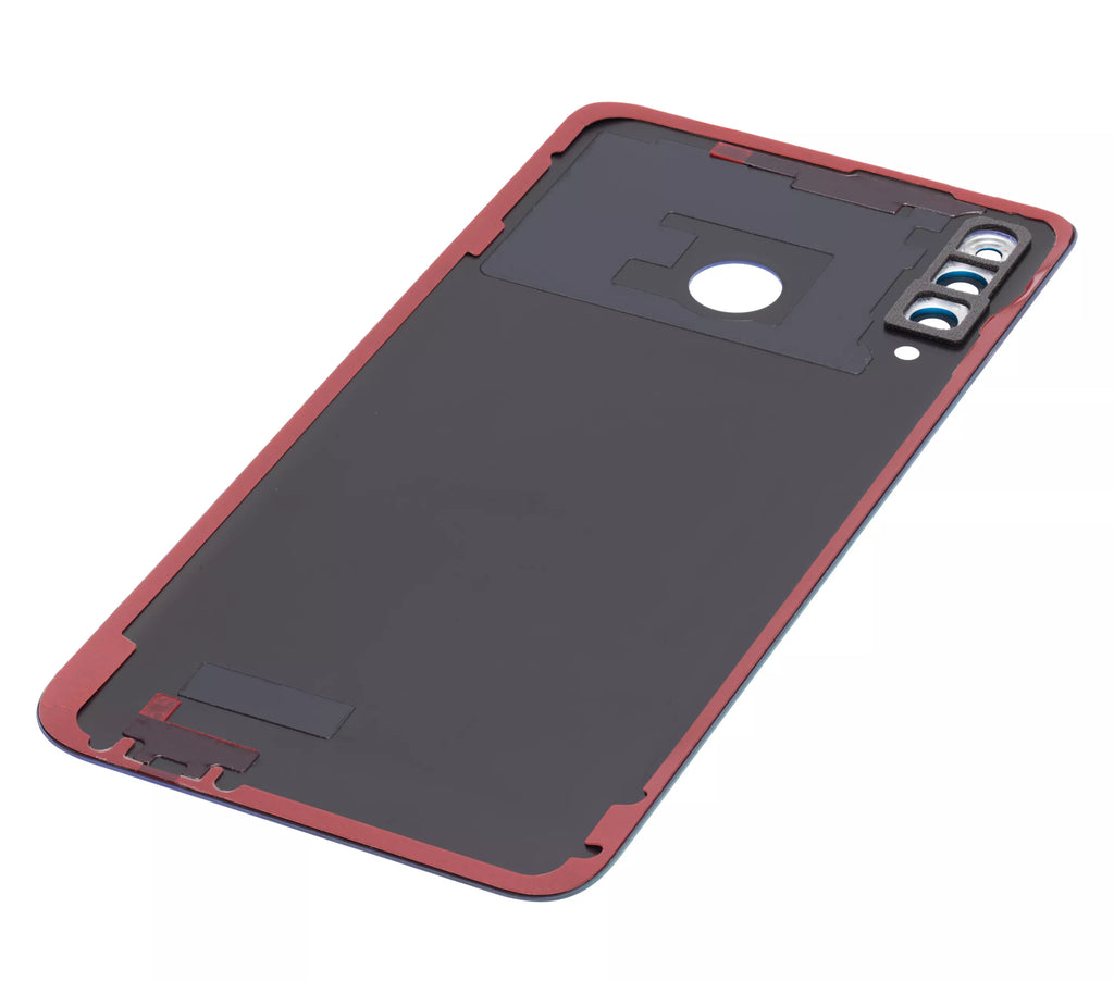 Backcover Glass mit Camera Lens für Huawei P30 Lite / Nova 4E (4GB RAM / ohne Logo) (Peacock Blue)