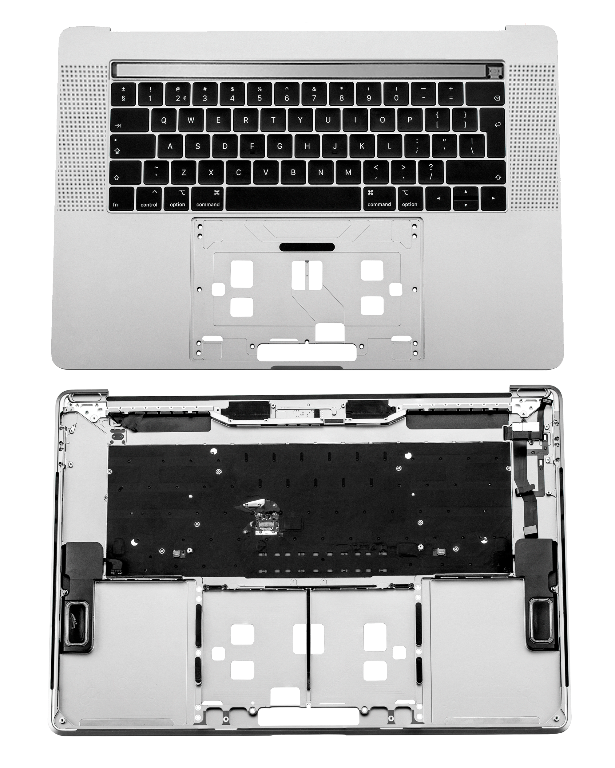 Top Case mit Tastatur f. MacBook Pro 15" A1990 UK Gebrauchter Ausbau/Pull New Space Grau