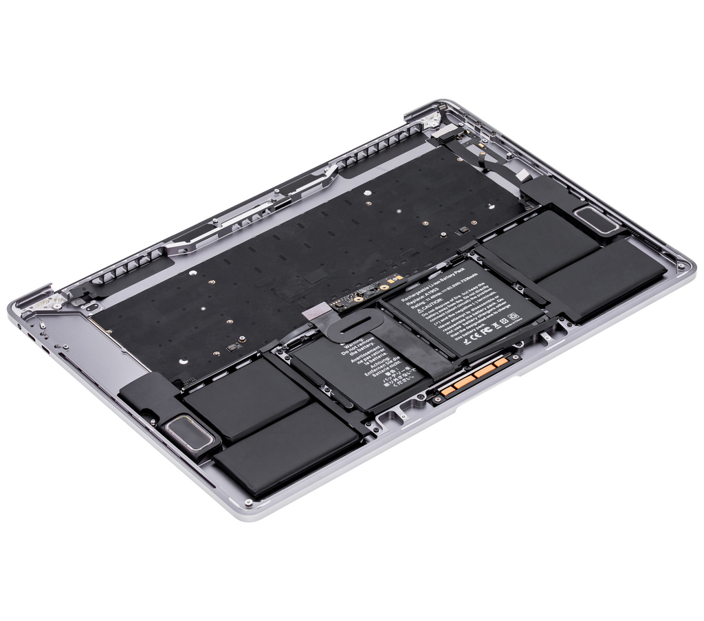 Topcase m. Akku+Tastatur f. MacBook Pro 15" A1990 Spacegrau UK