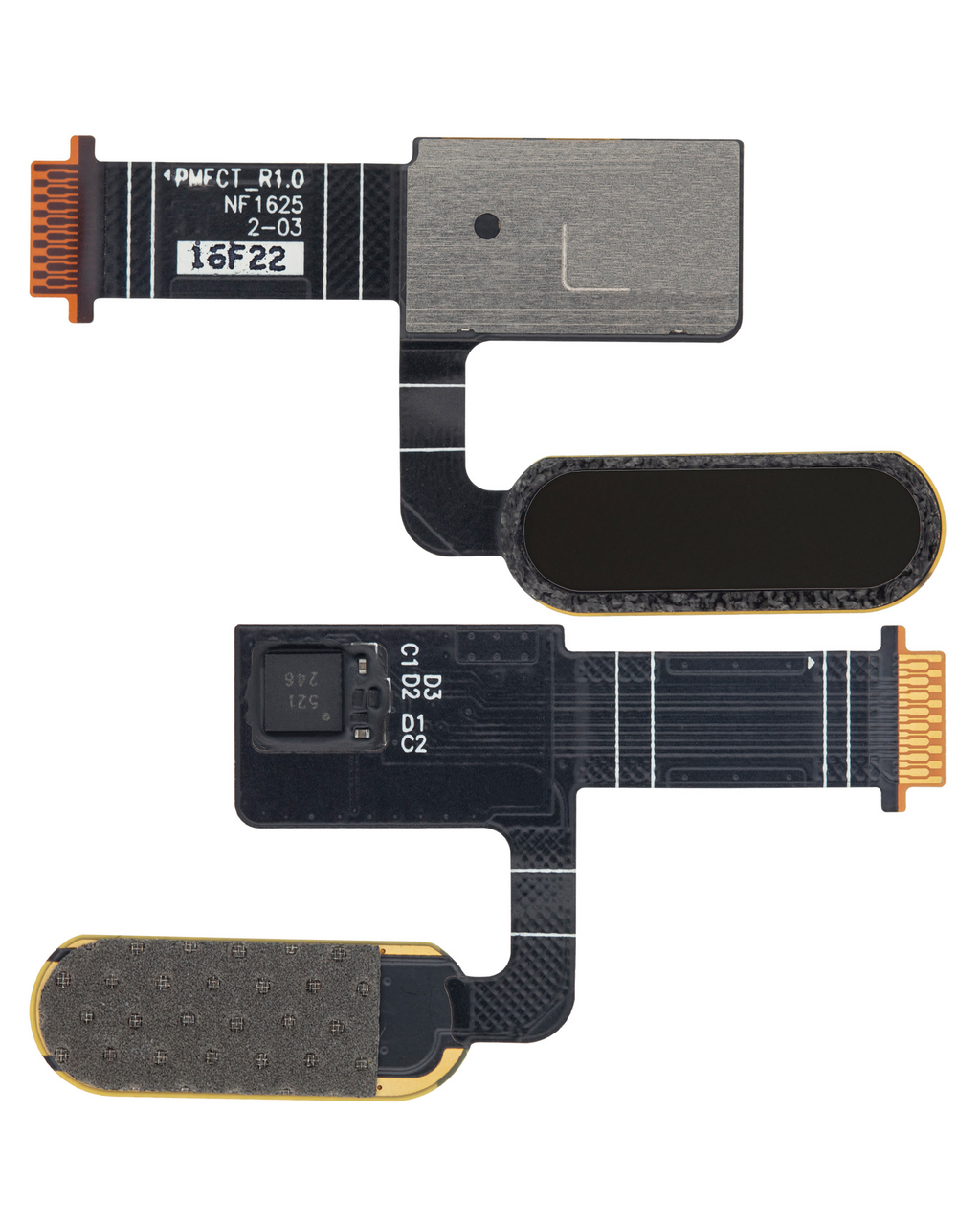 Home Button Flex Cable für HTC M10 (Schwarz)