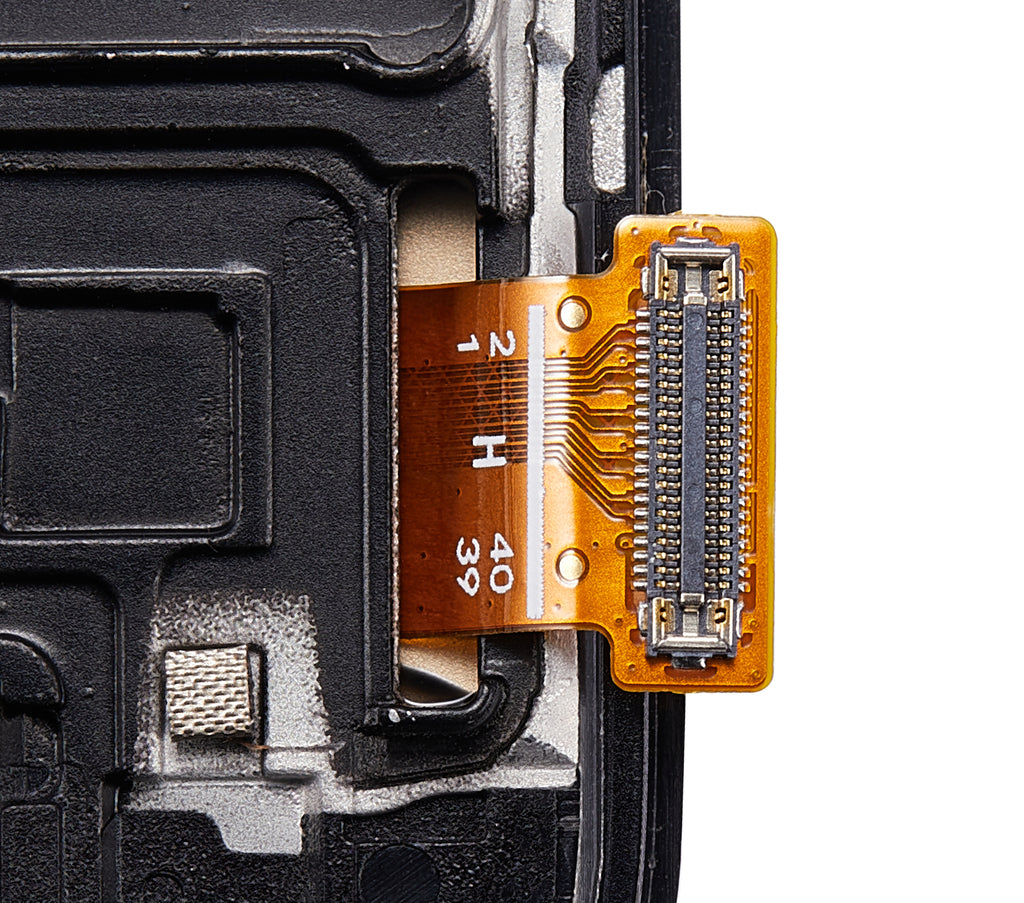 OLED-Display mit Rahmen für Samsung Galaxy A70 (A705 / 2019) (6.33") (Aftermarket Plus) (Alle Farben)
