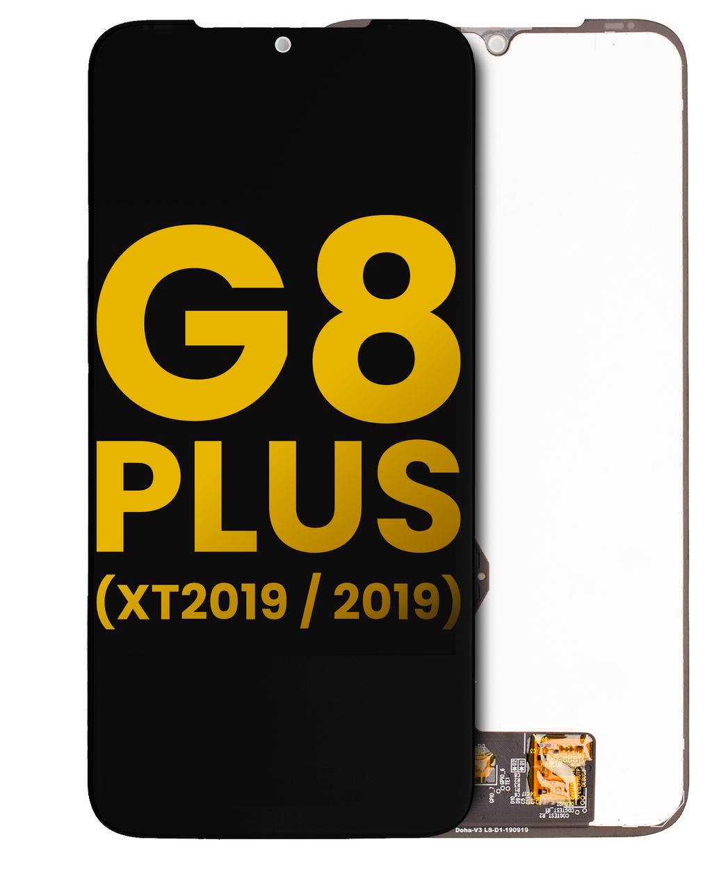 LCD-Display ohne Rahmen für Motorola Moto G8 Plus Refurbished
