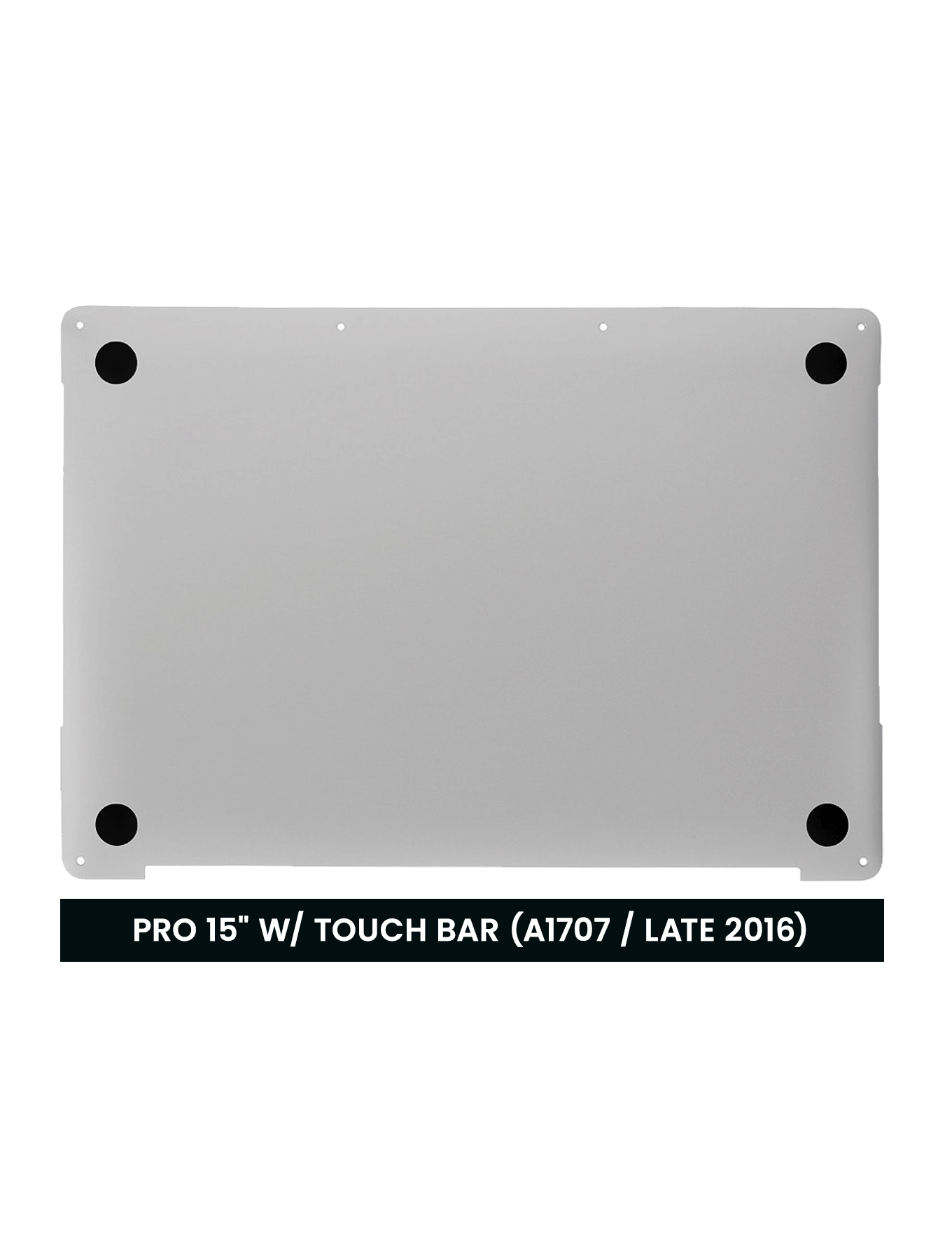 Untergehäuse für MacBook Pro 15" A1707 (2016-2017) / A1990 (2018-2019) (Silber)