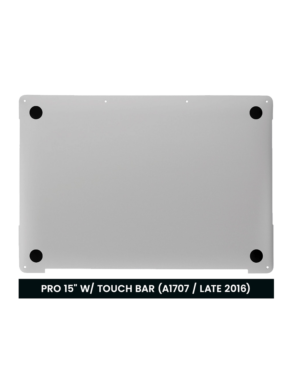 Untergehäuse für MacBook Pro 15" A1707 (2016-2017) / A1990 (2018-2019) (Silber)
