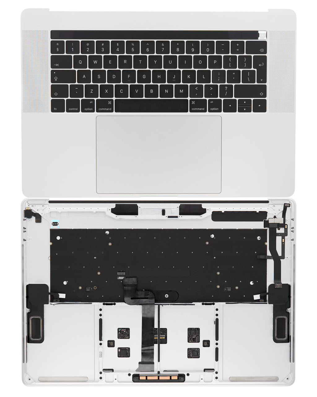 Topcase mit Akku und Tastatur für MacBook Pro 15" A1707 Silber