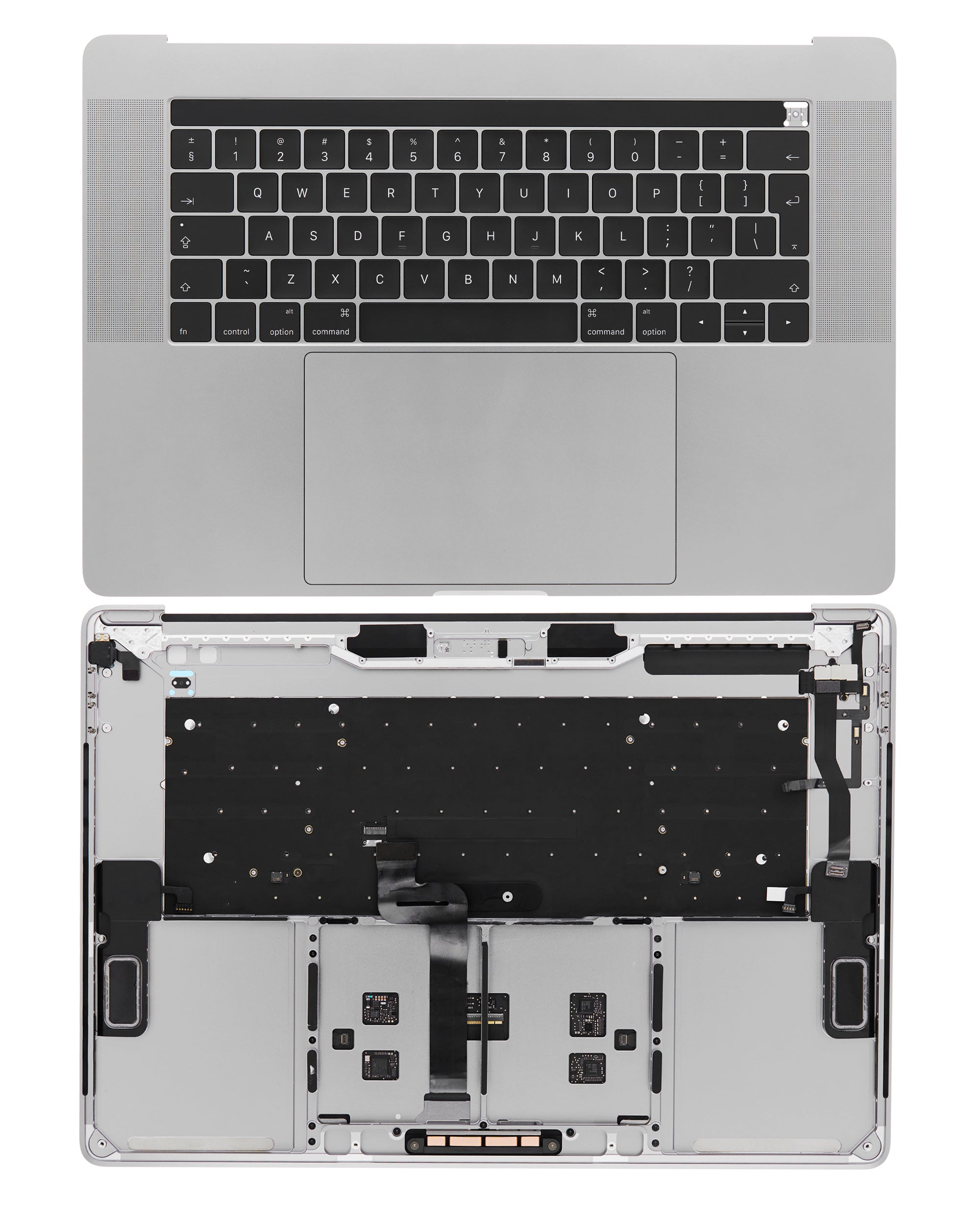 Topcase (with Battery and Keyboard) for MacBook Pro 15" A1707 (2016-2017) (Space Gray) (UK English)