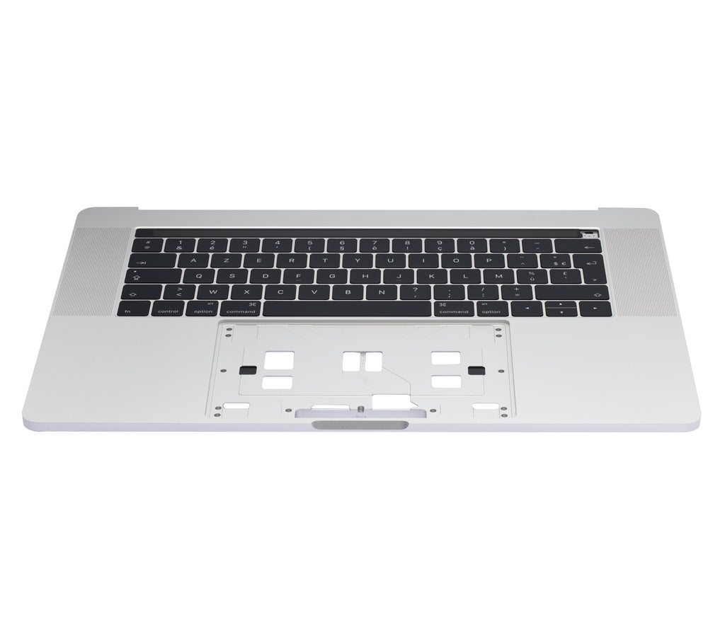 Top Case with Keyboard for MacBook Pro 15" A1707 (2016-2017) (French Keyboard) (Silver)