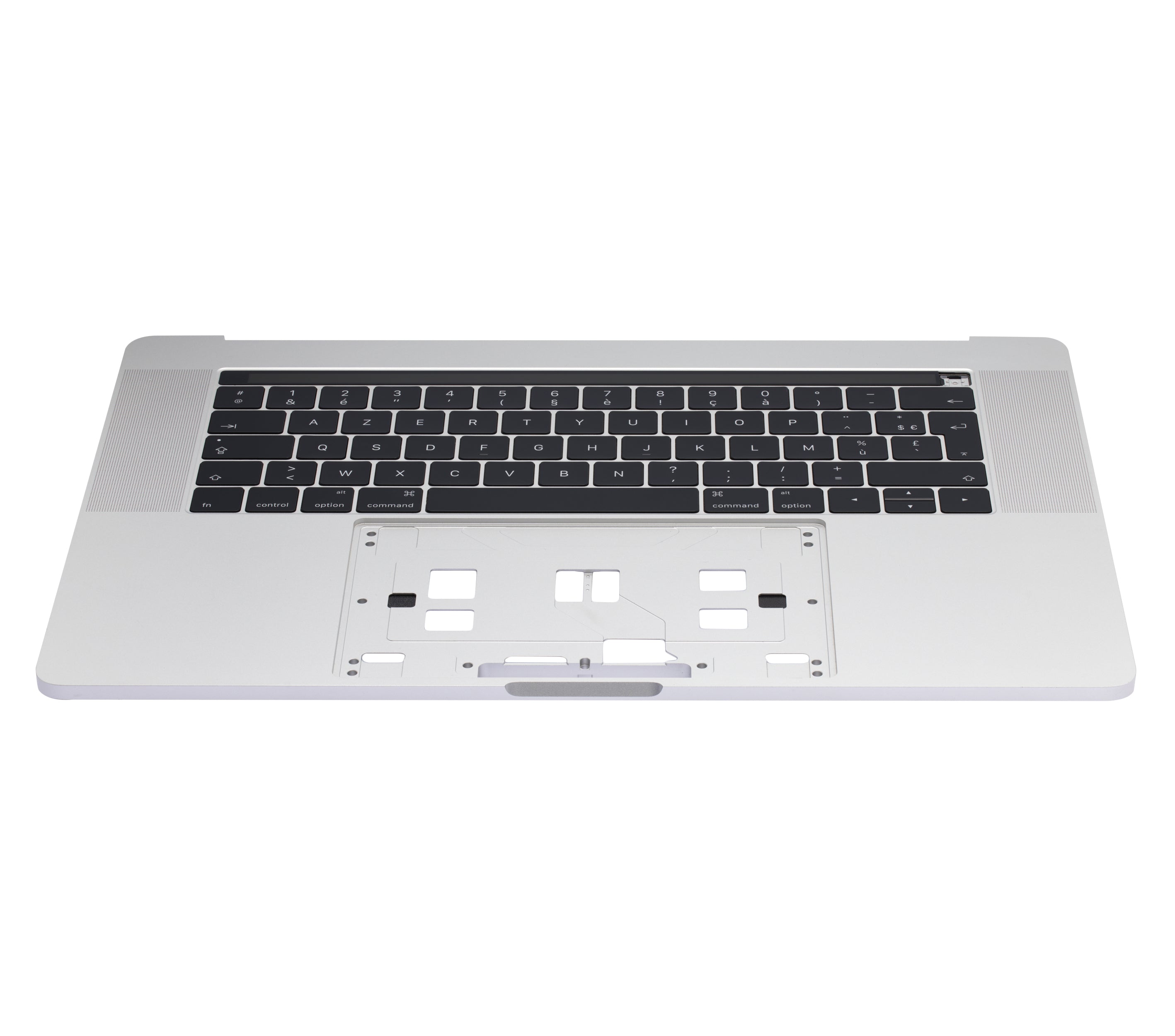 Top Case with Keyboard for MacBook Pro 15" A1707 (2016-2017) (French Keyboard) (Silver)