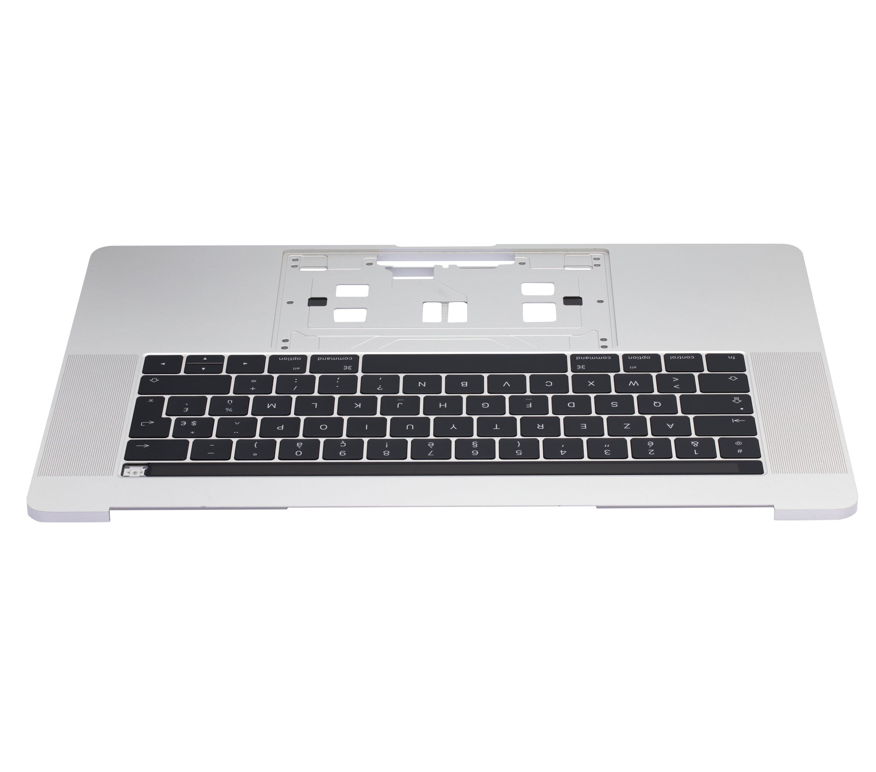 Top Case with Keyboard for MacBook Pro 15" A1707 (2016-2017) (French Keyboard) (Silver)