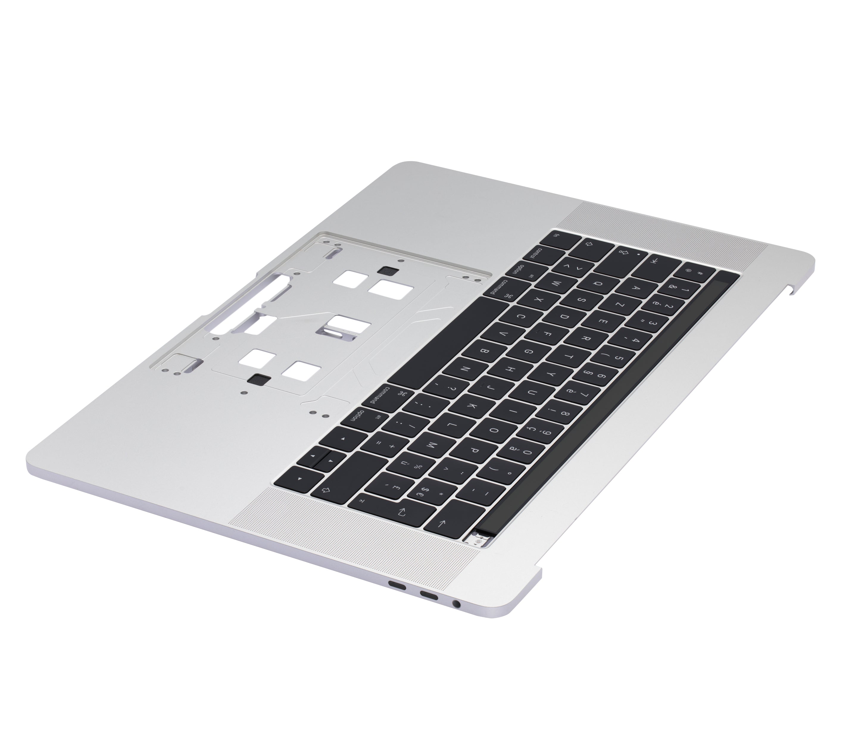 Top Case with Keyboard for MacBook Pro 15" A1707 (2016-2017) (French Keyboard) (Silver)