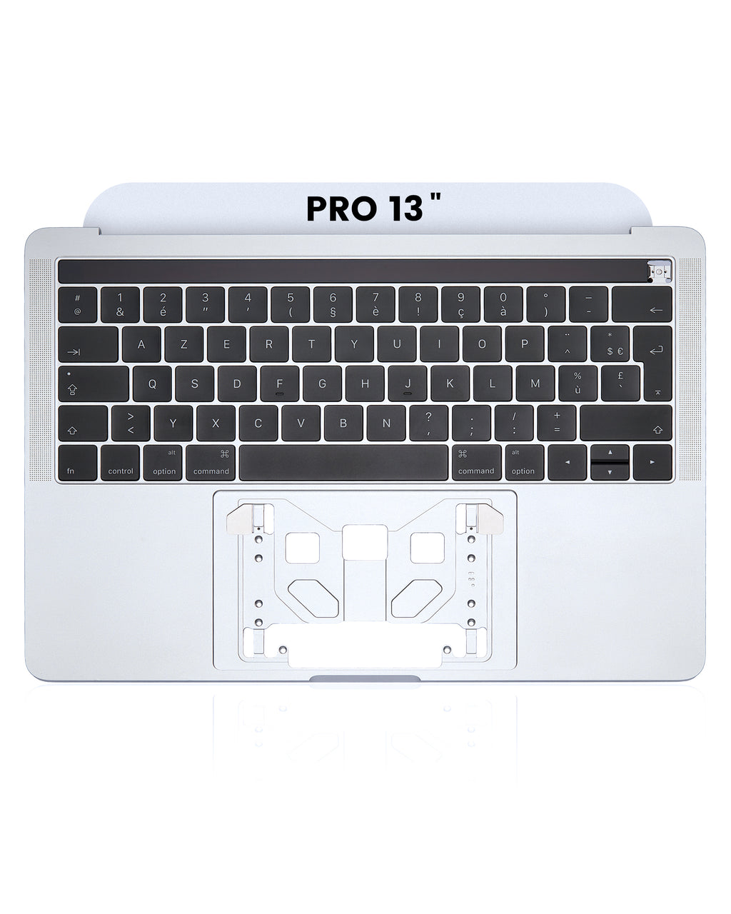 Dachgehäuse mit Tastatur für MacBook Pro 13" A1706 Französisch Silber