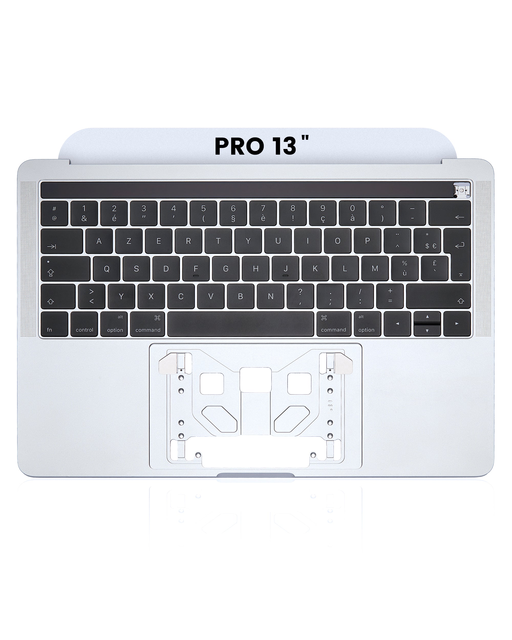 Dachgehäuse mit Tastatur für MacBook Pro 13" A1706 Französisch Silber