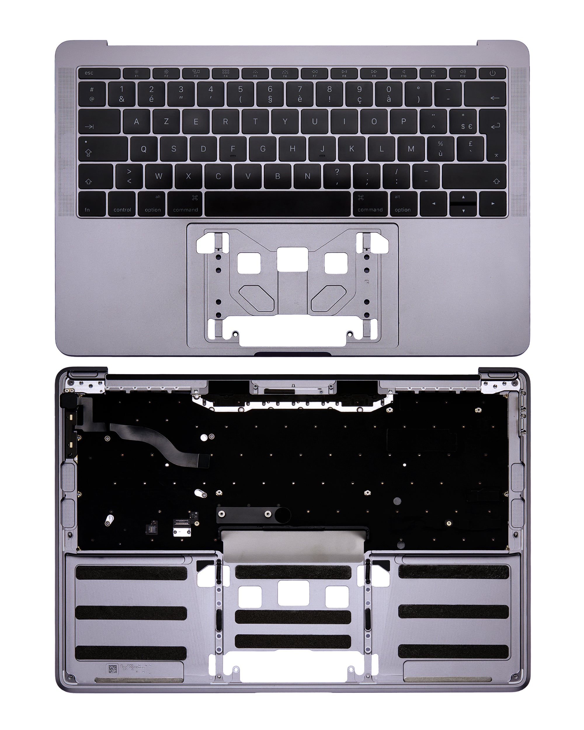 Top Case with Keyboard for MacBook Pro 13" A1708 (2016-2017) (French Keyboard) (Space Gray)