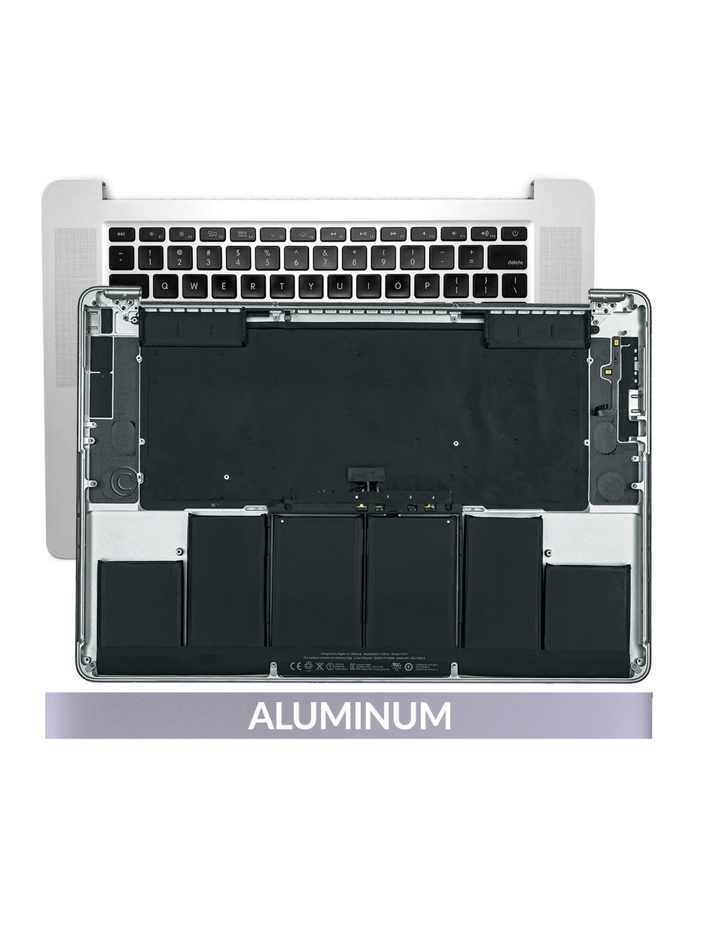 Topcase mit Akku & Tastatur für MacBook Pro 15" A1398 US