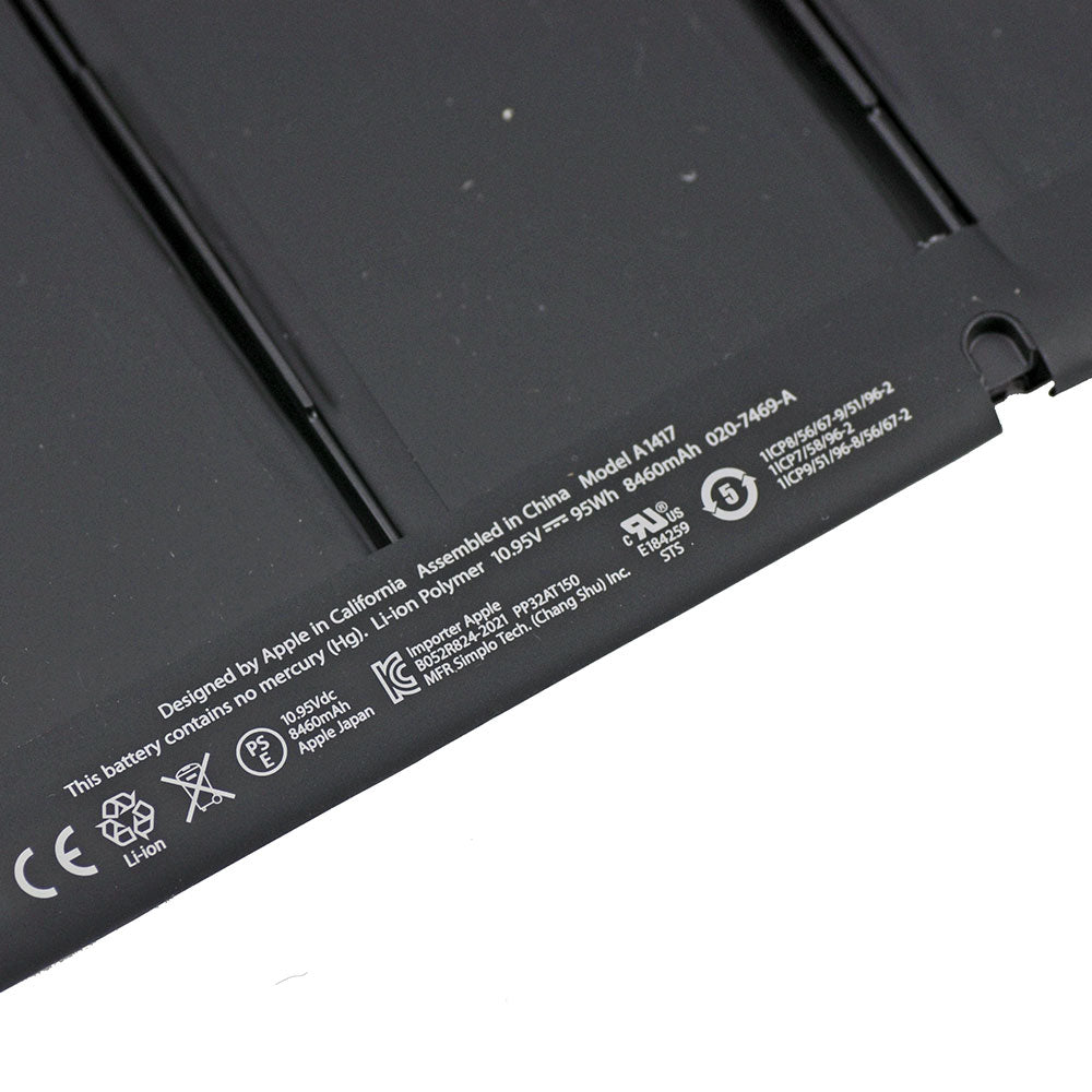 Akku (A1417) für MacBook Pro 15" A1398 (2012-2013)