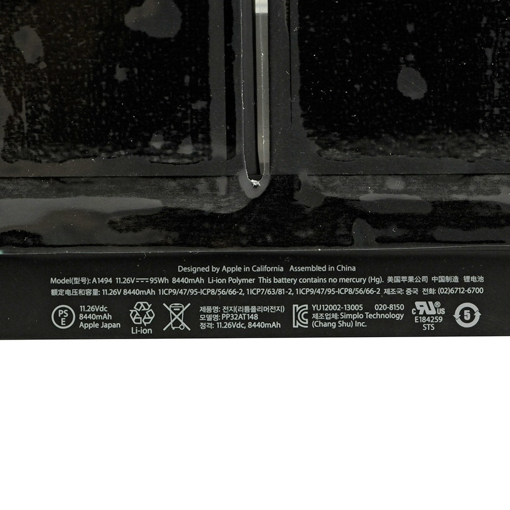 Akku (A1494) für MacBook Pro 15" A1398 (2013-2014)