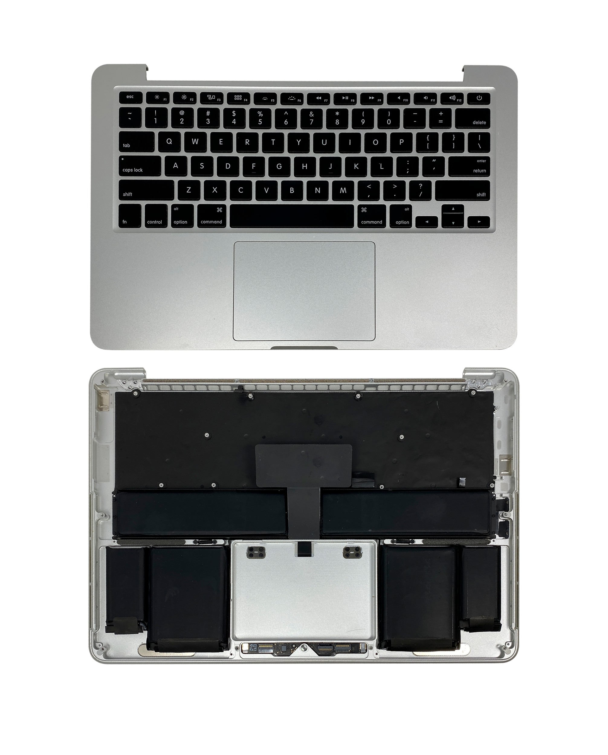 Topcase mit Akku u. Tastatur f. MacBook Pro 13" A1425 (US) (Gebrauchter Ausbau/Pull neuwertig)