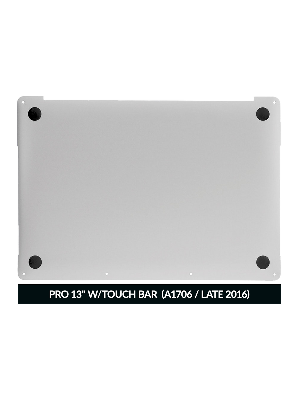 Bottom Case for MacBook Pro 13" A1706 (2016-2017) / A1989 (2018-2019) (Silver)