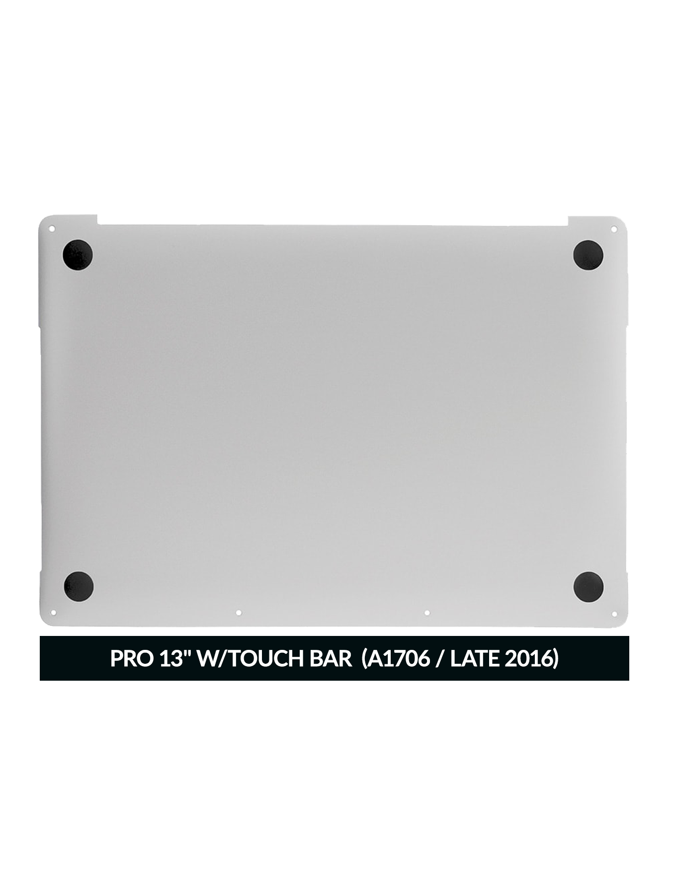 Bottom Case for MacBook Pro 13" A1706 (2016-2017) / A1989 (2018-2019) (Silver)