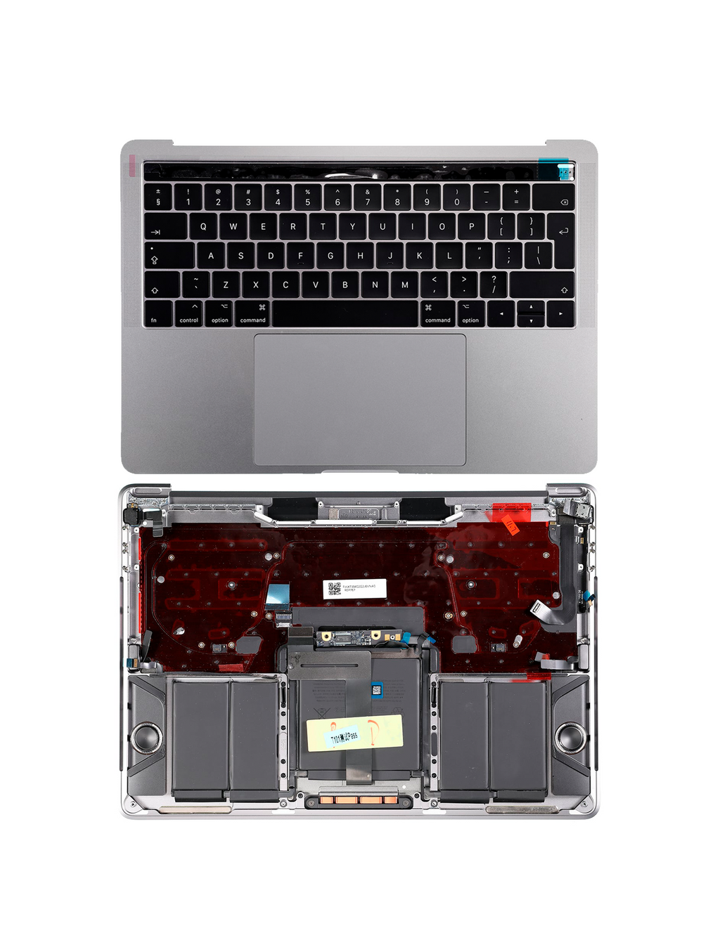 Apple MacBook Pro 13" A1706 Topcase mit Akku & Tastatur (Space Grau, UK)
