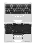 Top Case with Keyboard for MacBook Pro 13" A1708 (2016-2017) – UK Keyboard – Silver – Used OEM Pull: Grade New