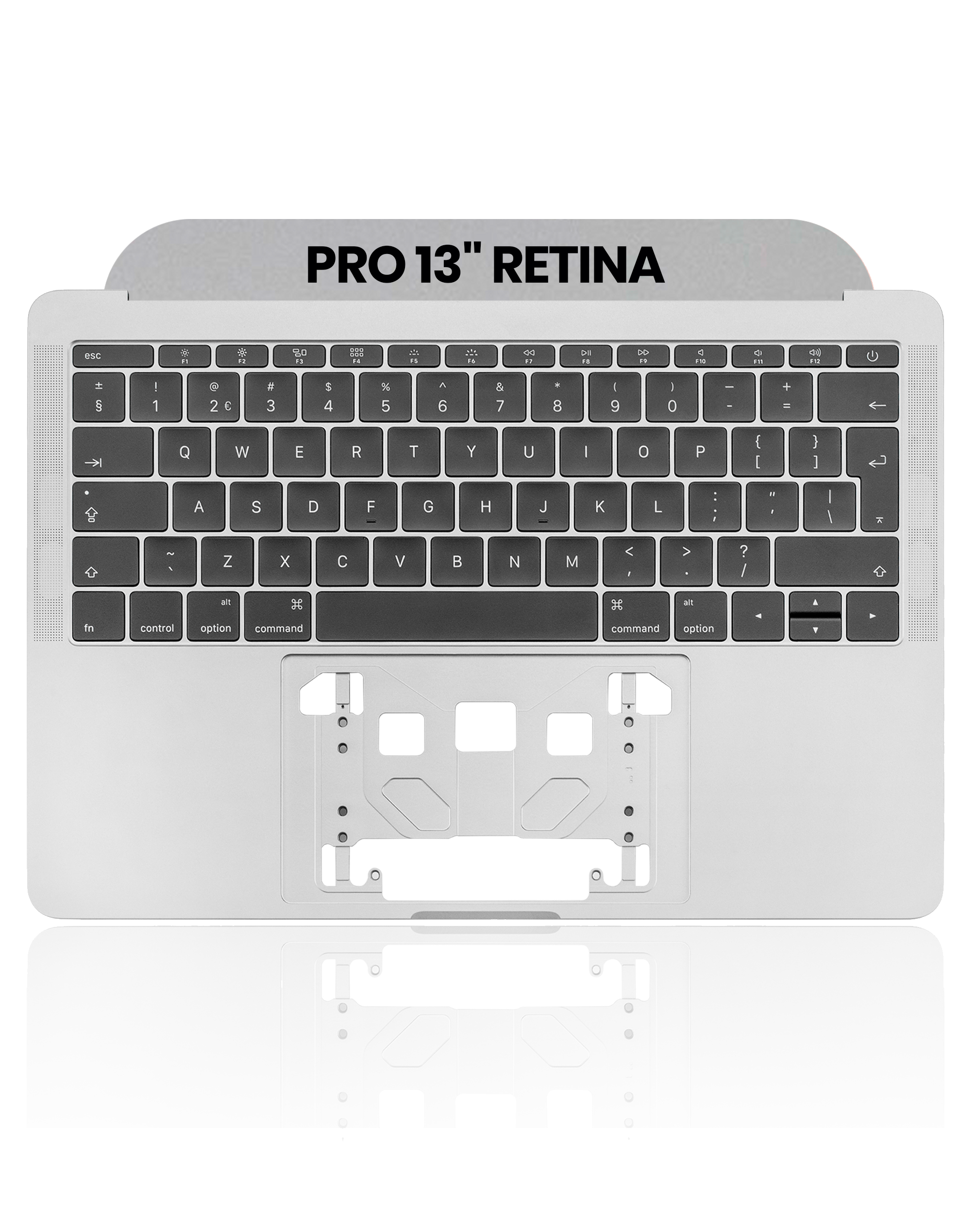 Top Case mit Keyboard (ISO UK) für MacBook Pro 13" A1708 (2016-2017) (OEM New) (Space Grau)