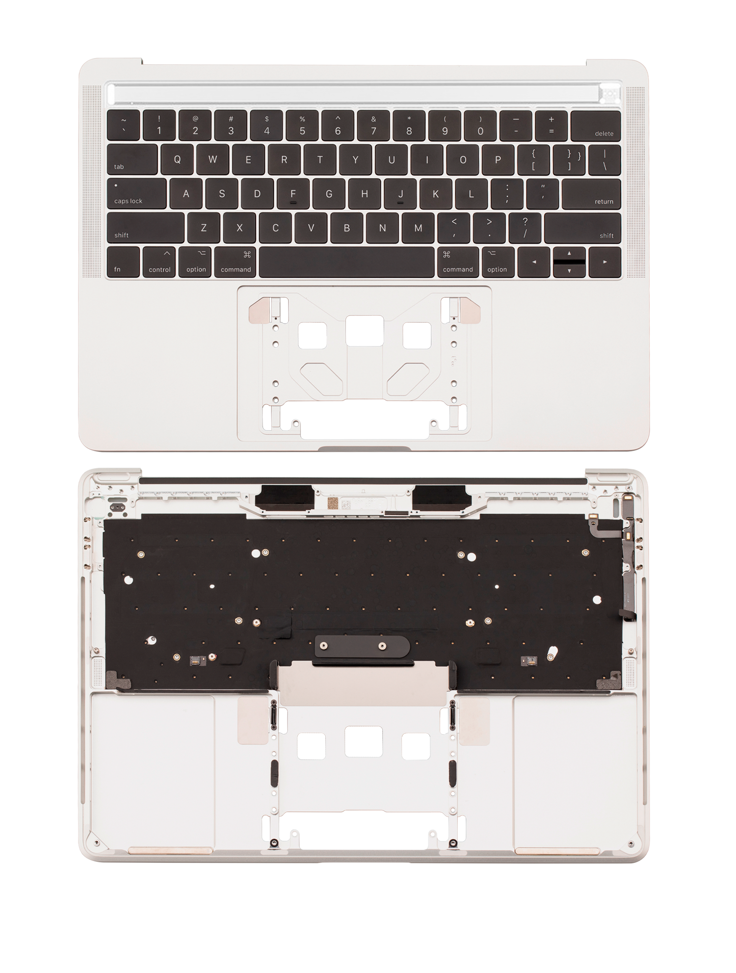 Apple MacBook Pro 13" A1706 Top Case Tastatur US Silber Gebrauchter Ausbau/Pull Neuwertig