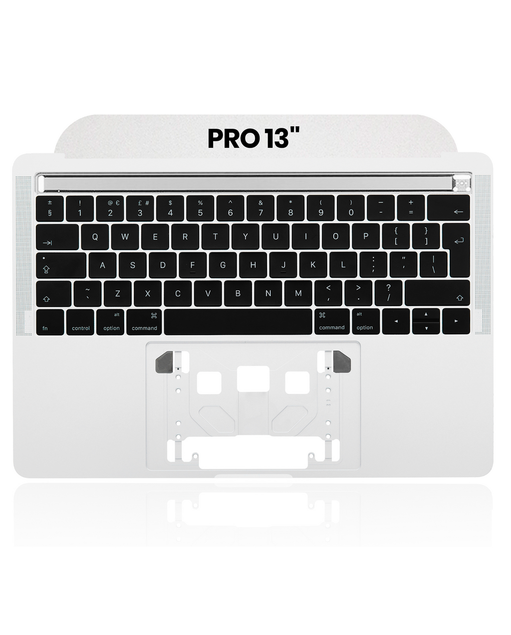 Top Case mit Tastatur (UK) MacBook Pro 13" A1706 Gebrauchter Ausbau/Pull wie neu Silber