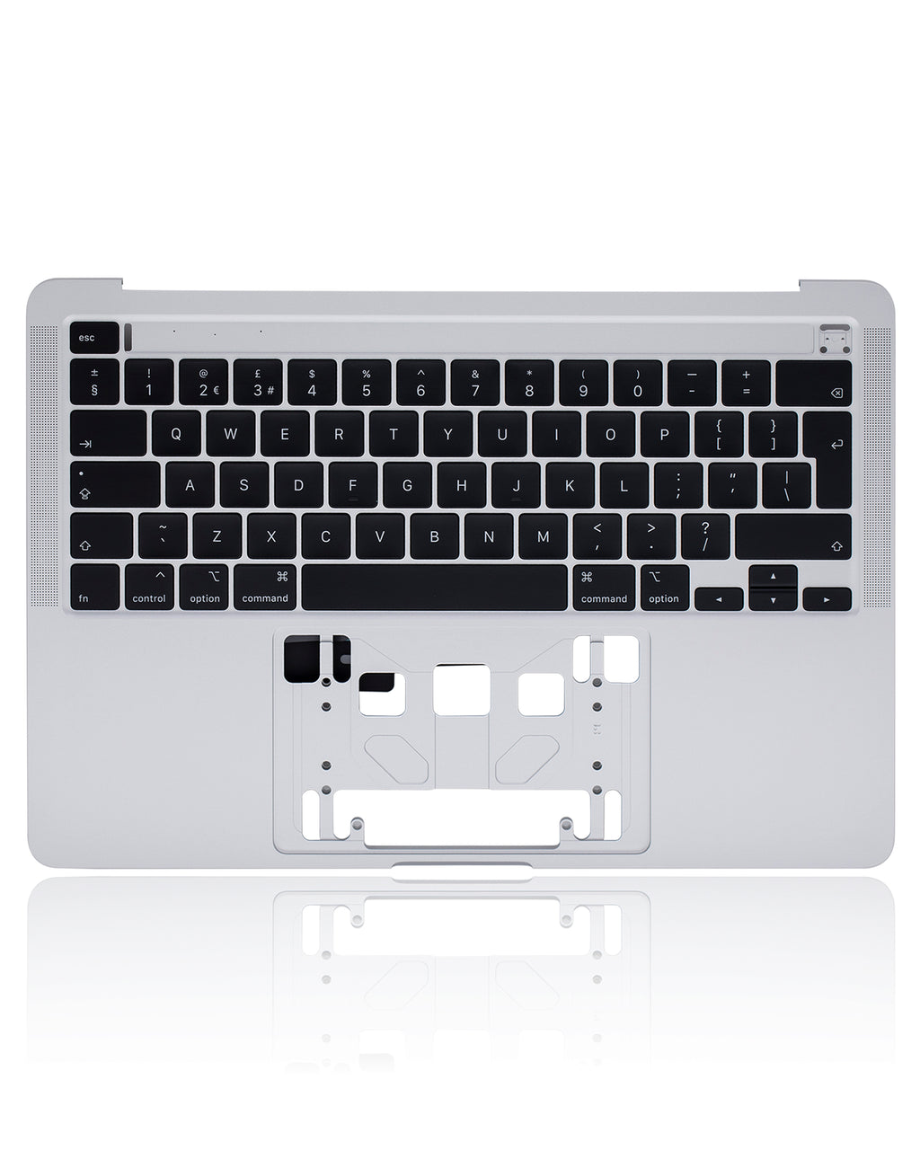 Top Case with Keyboard for MacBook Pro 13" A2289 (2020) (UK Keyboard) (OEM Removal, Grade New) Silver