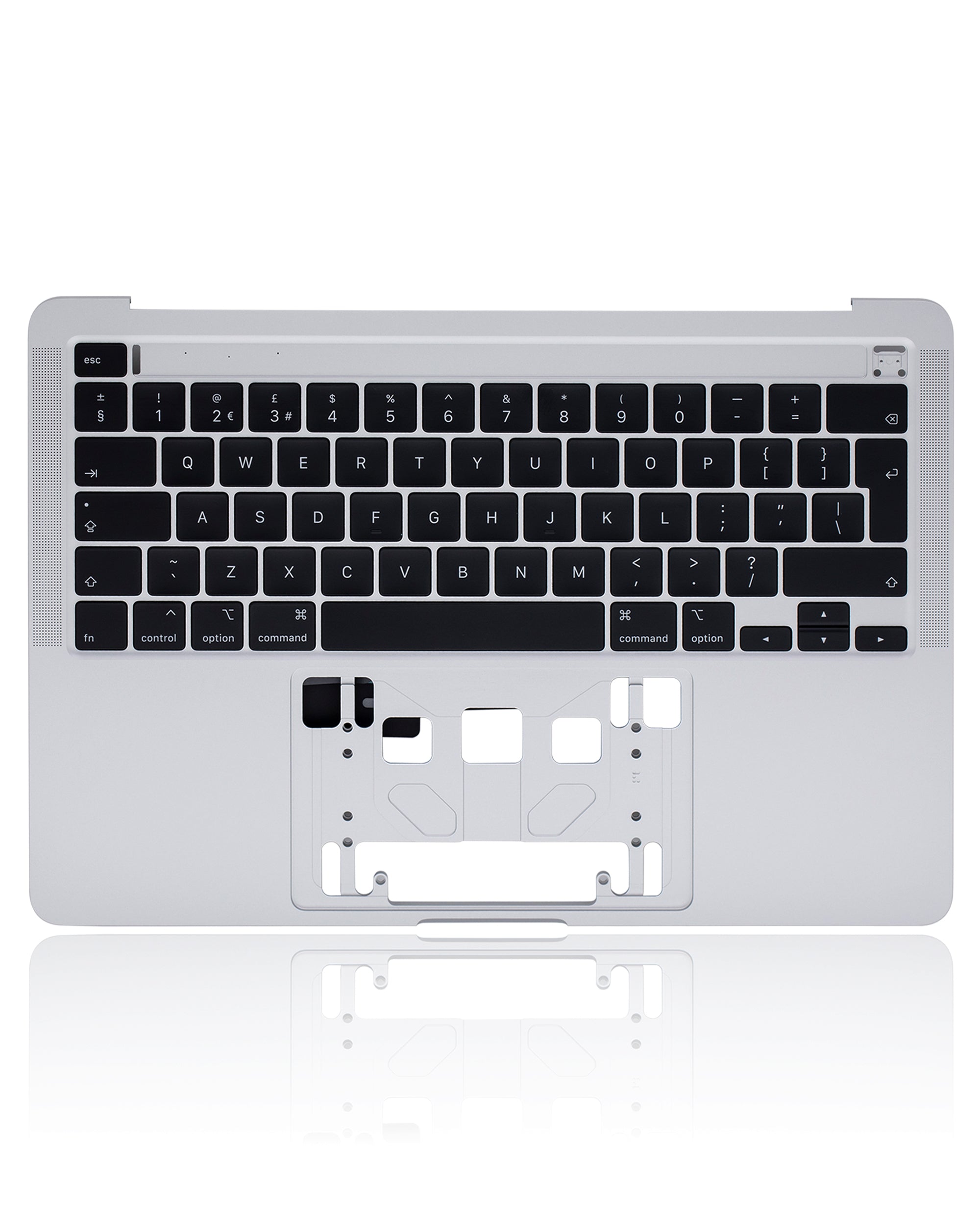 Top Case with Keyboard for MacBook Pro 13" A2289 (2020) (UK Keyboard) (OEM Removal, Grade New) Silver