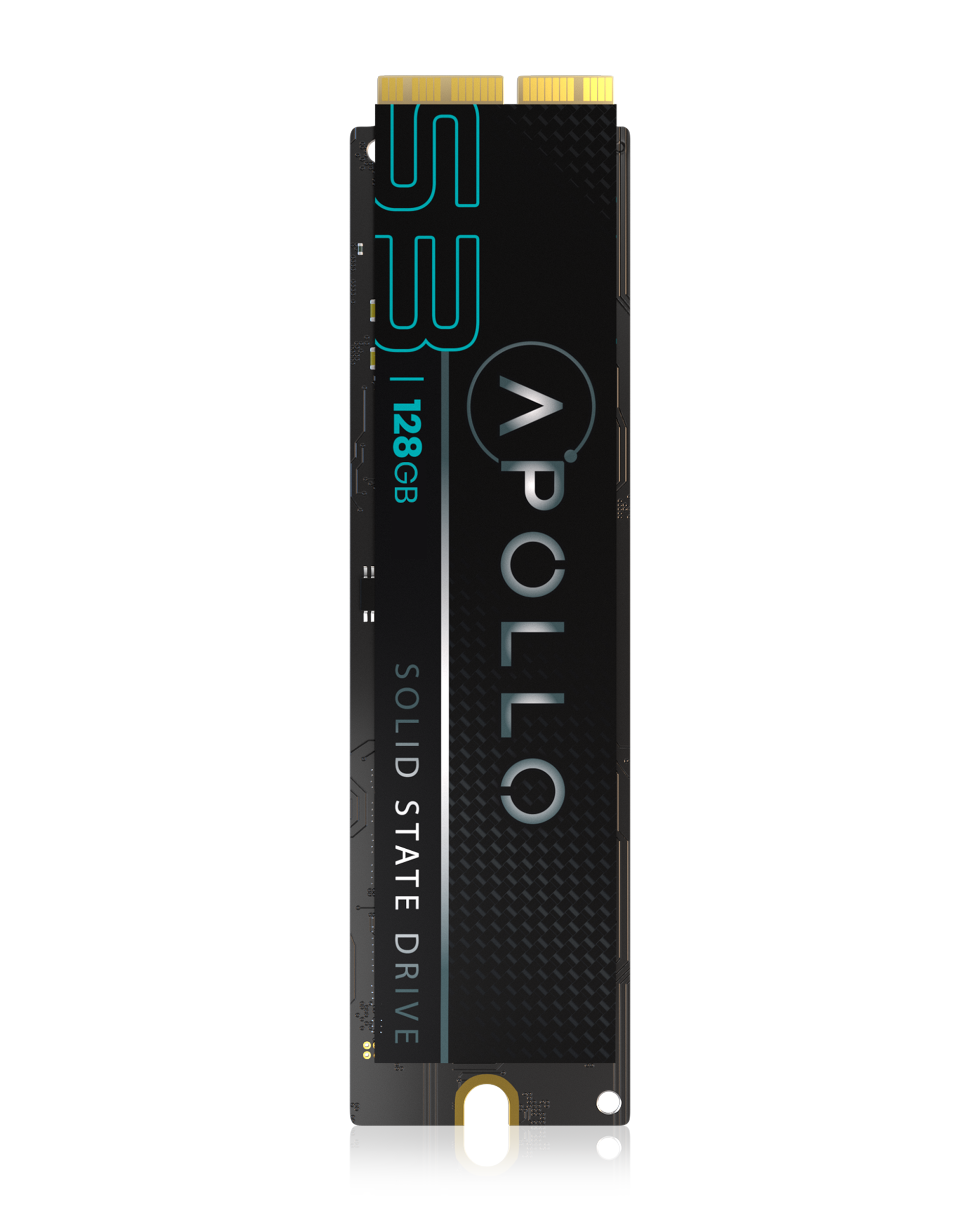 Apollo S3 128GB Mac SSD (NVMe PCIe Gen3x4) for MacBook Air A1465/A1466, MacBook Pro Retina A1398/A1502, iMac A1418/A1419, Mac Mini A1347 and Mac Pro A1481