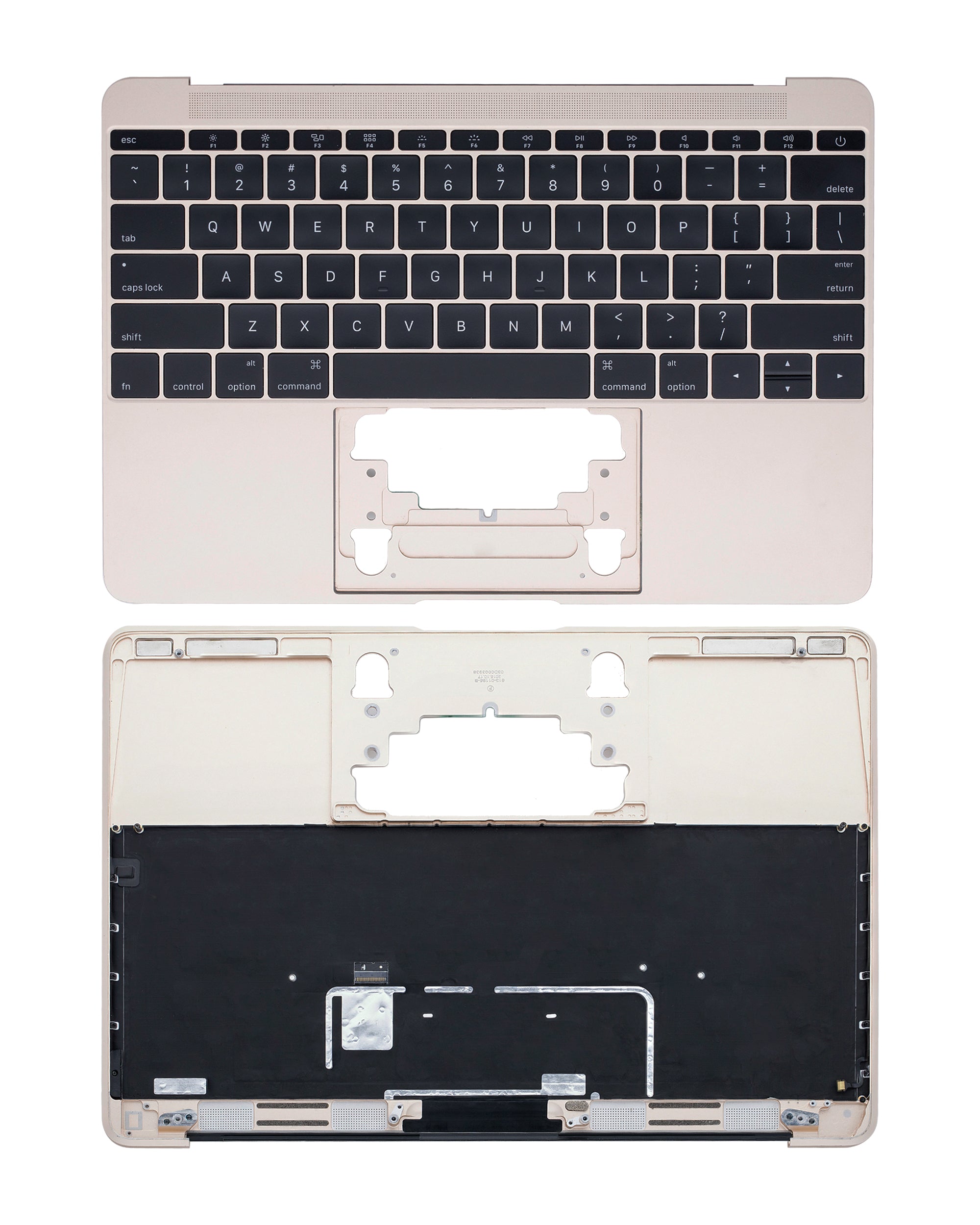 Top Case mit US-Tastatur & Mikro für MacBook 12" A1534(2015) Gold OEM Neuzustand