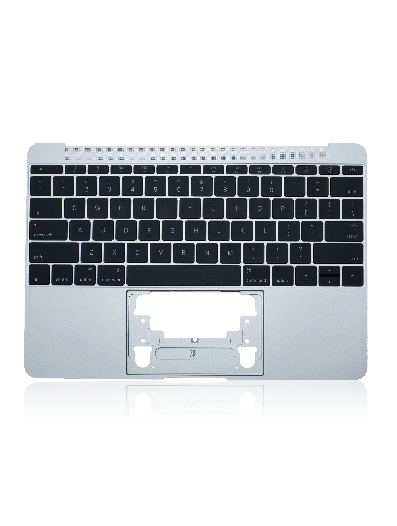 Top Case Tastatur Mikrofon MacBook 12" A1534 (2015) US OEM Neuzustand Silber