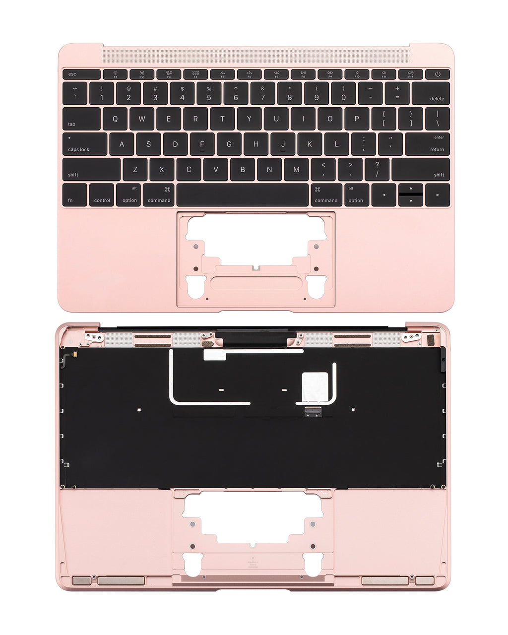 Top Case with Keyboard and Microphone for MacBook 12" A1534 (2016-2017) (US English) (OEM Pull New) (Rose Gold)