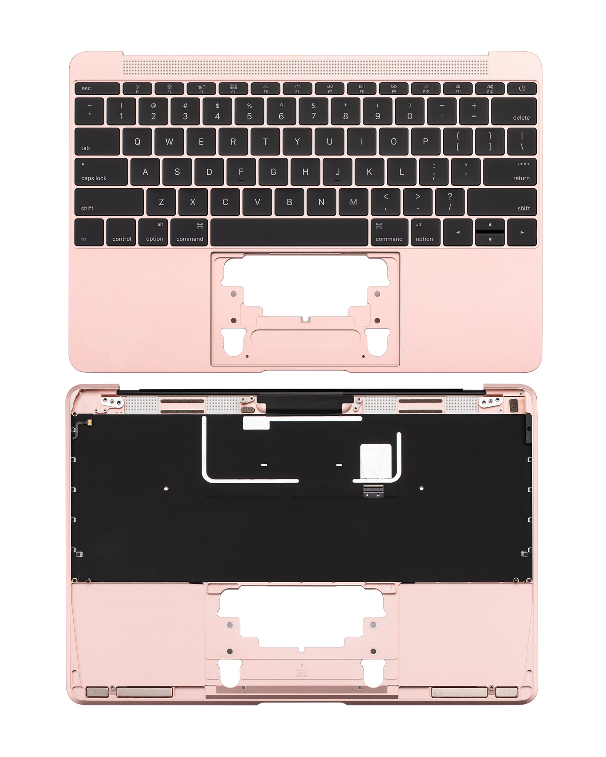Top Case with Keyboard and Microphone for MacBook 12" A1534 (2016-2017) (US English) (OEM Pull New) (Rose Gold)