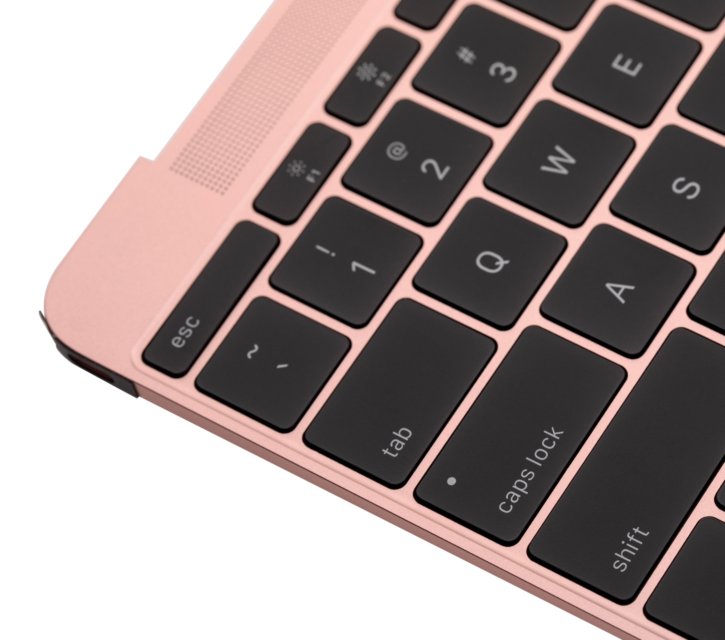 Top Case with Keyboard and Microphone for MacBook 12" A1534 (2016-2017) (US English) (OEM Pull New) (Rose Gold)