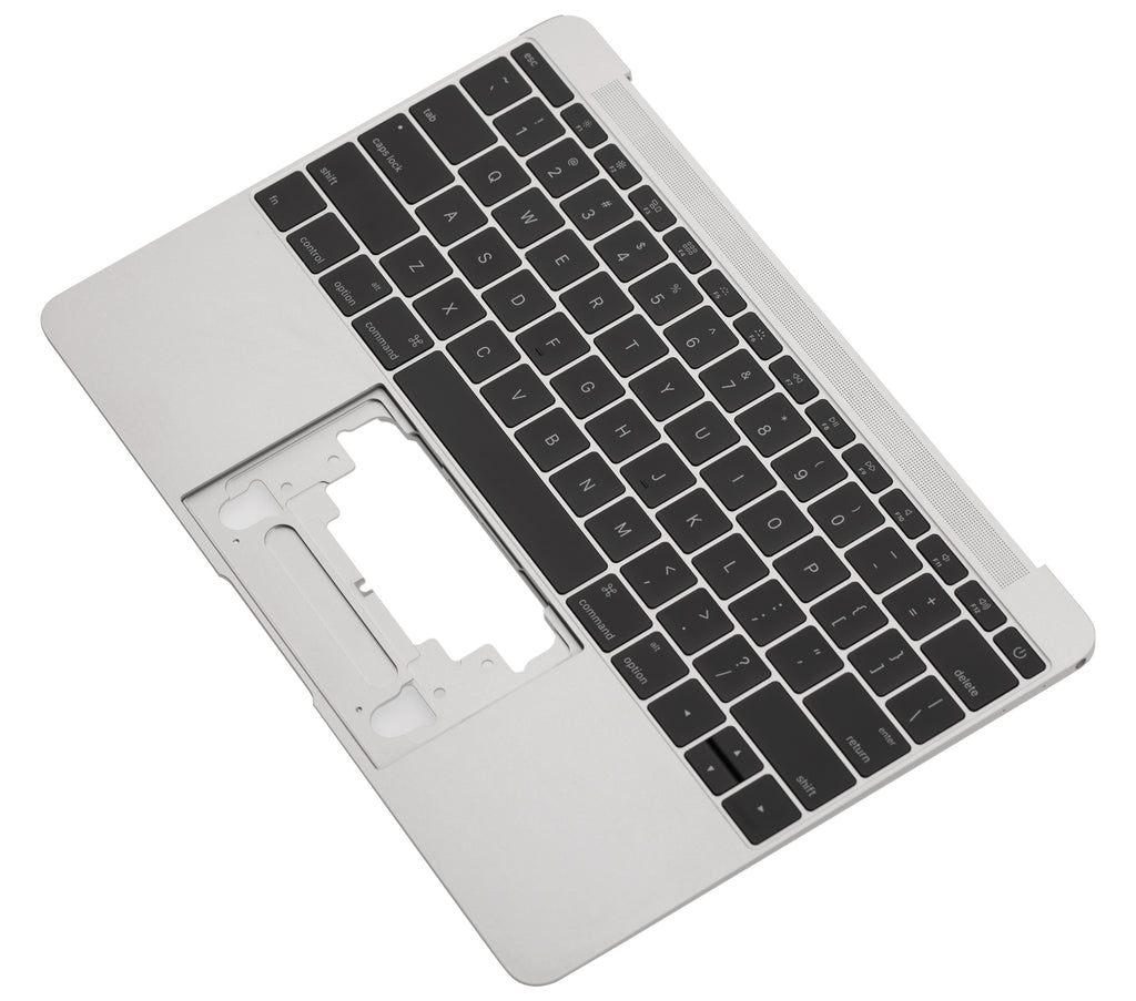 Top Case Tastatur Mikro MacBook 12 A1534 US English Silber (Gebrauchter Ausbau/Pull)