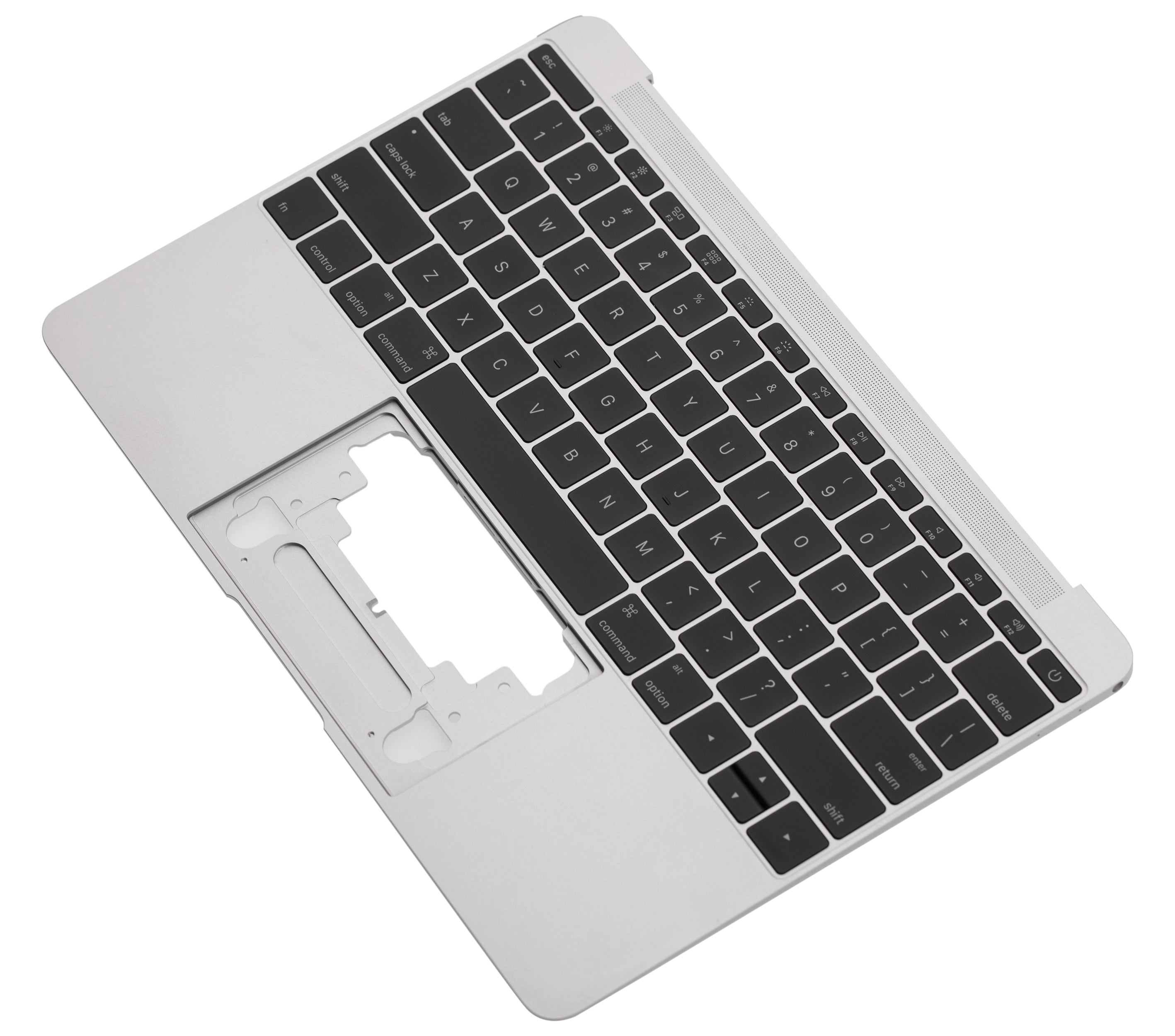 Top Case Tastatur Mikro MacBook 12 A1534 US English Silber (Gebrauchter Ausbau/Pull)