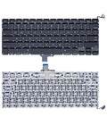 Tastatur m. Hintergrundbeleuchtung & Schrauben US-Englisch für MacBook 13" A1278