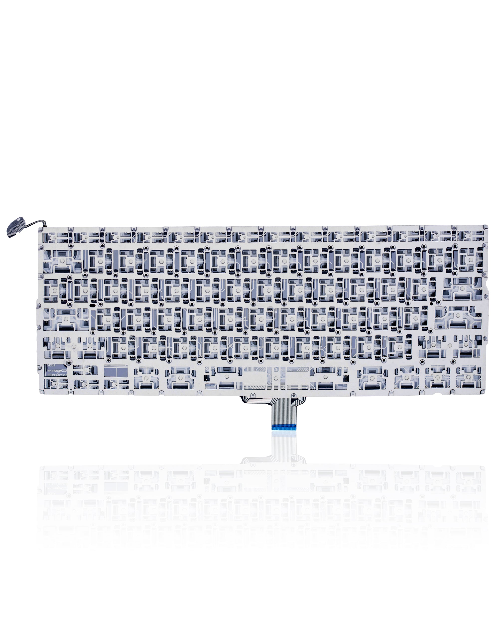 Tastatur m. Hintergrundbeleuchtung & Schrauben US-Englisch für MacBook 13" A1278