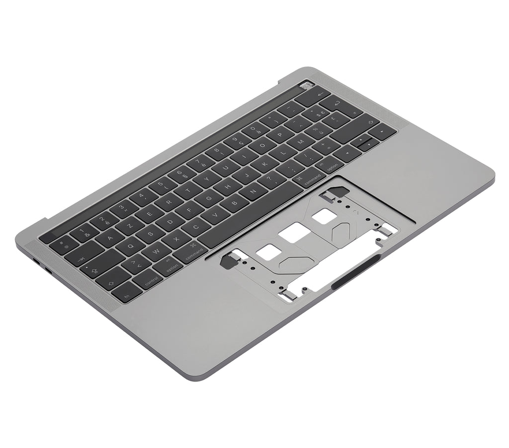 Top Case mit Keyboard (ISO French) für MacBook Pro 13" A1706 (2016-2017) (Space Grau)