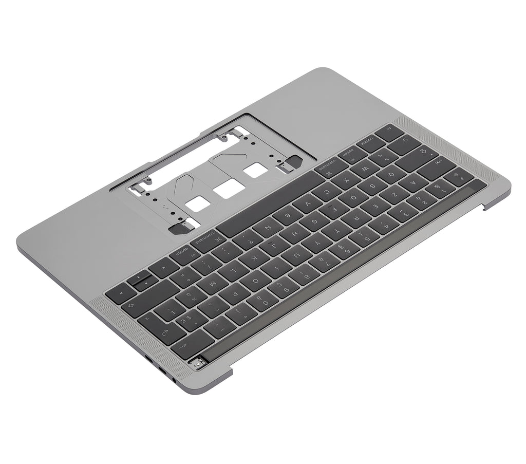 Top Case mit Keyboard (ISO French) für MacBook Pro 13" A1706 (2016-2017) (Space Grau)
